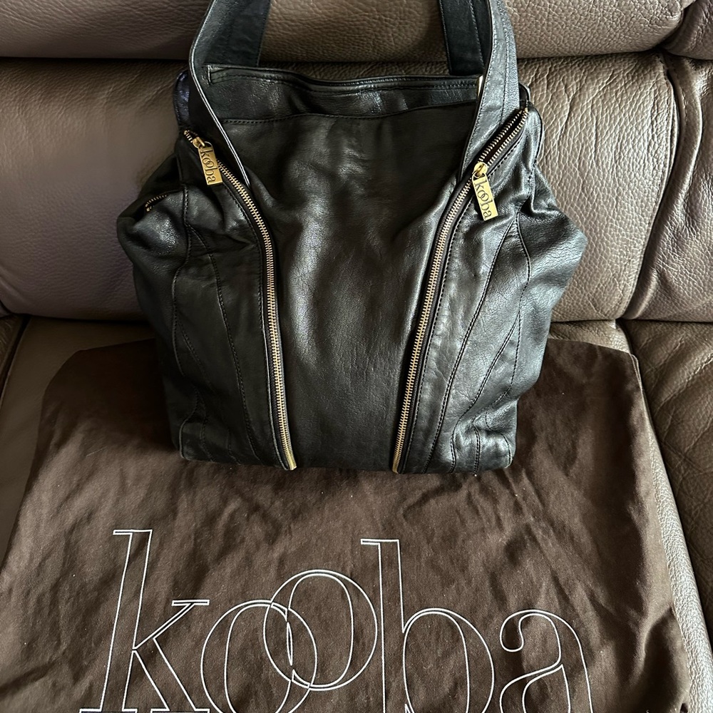 Kooba Hobo Shoulder Leather Bag